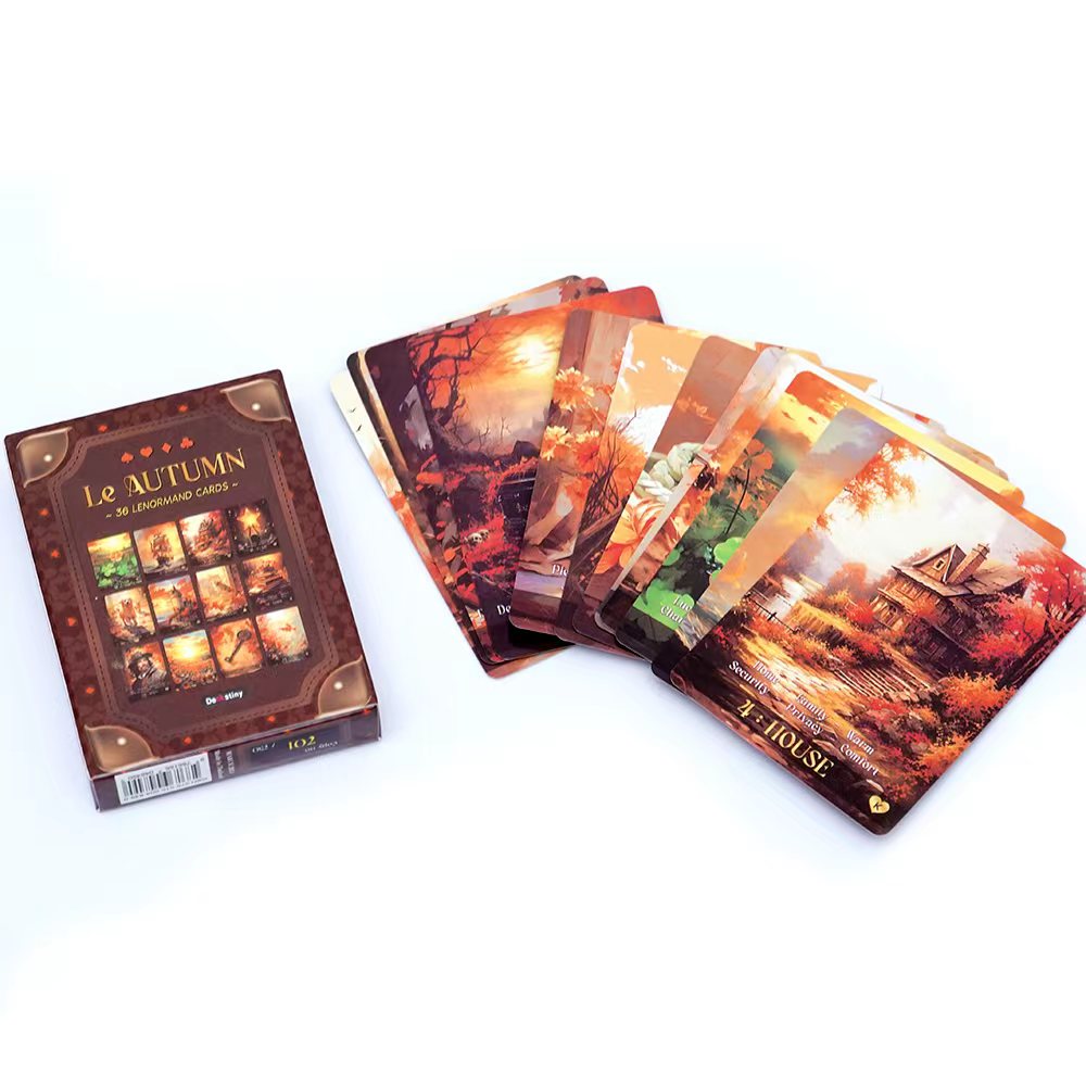 Tarot Deck With Guidebook - Lenormand 타로 덱 Le Autumn Collection