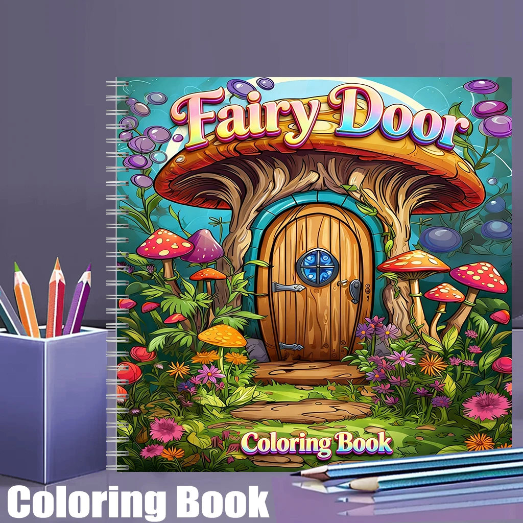 Adult Coloring Book Stress Relief - 컬러링북 성인용 컬러링북, 생일 선물, 개학