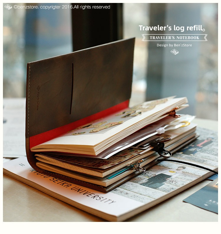 프롬테논 스탠다드&패스포트 사이즈 TN 리필 여행 일기 - Vintage Leather Journal Notebook 리뷰 및 가격
