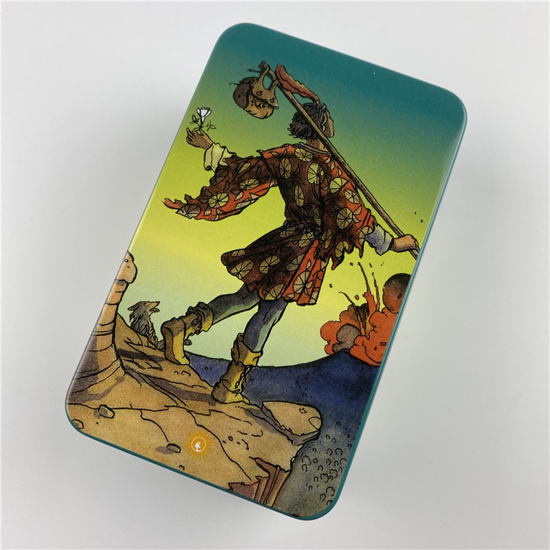 금속 상자 도금 한 에디션 백 라이더 타로 카드 데크  - Tarot Deck With Guidebook 리뷰 및 가격