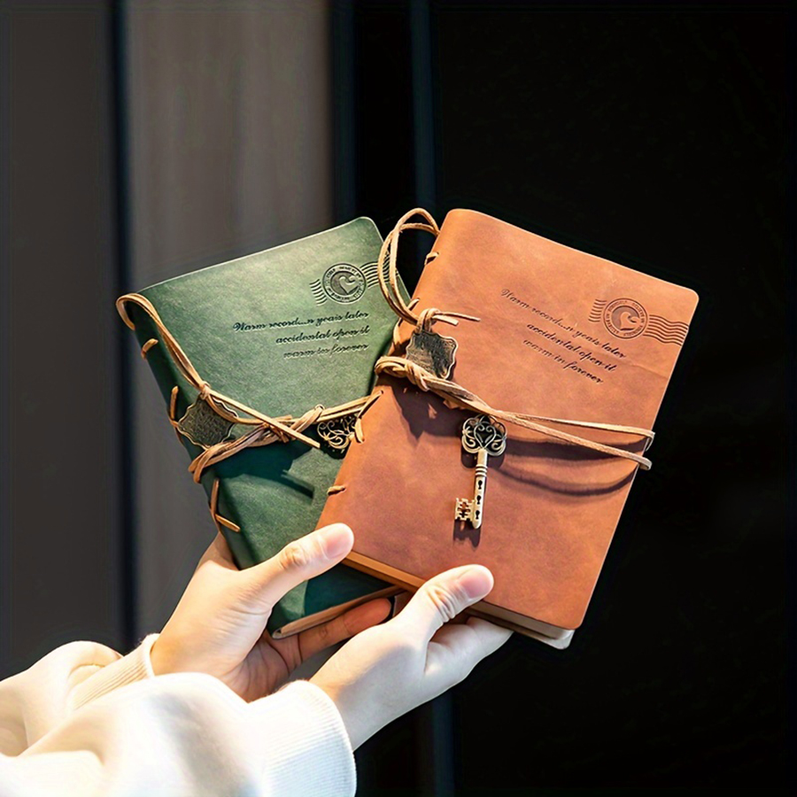 스트랩과 펜던트가 포함된 앤티크 노트, 분리 가능한 내 - Vintage Leather Journal Notebook 리뷰 및 가격