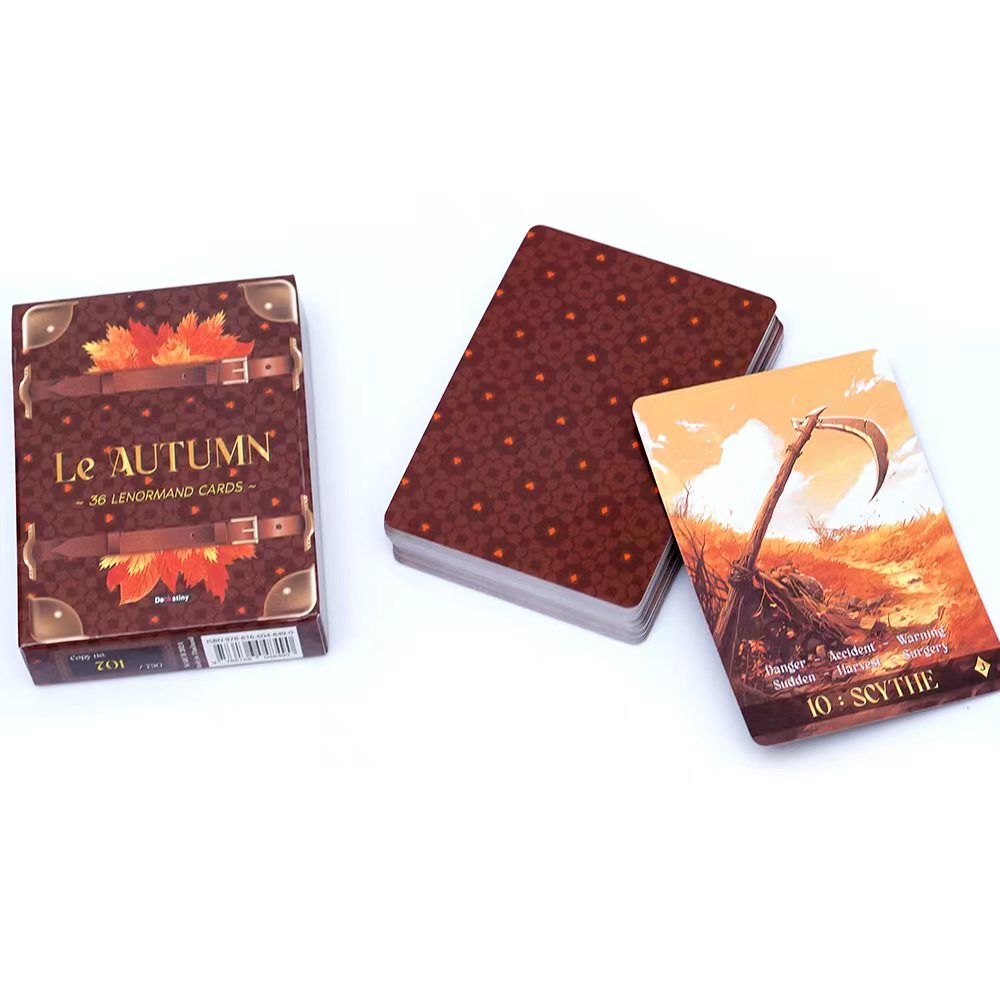 Lenormand 타로 덱 Le Autumn Colle - Tarot Deck With Guidebook 리뷰 및 가격