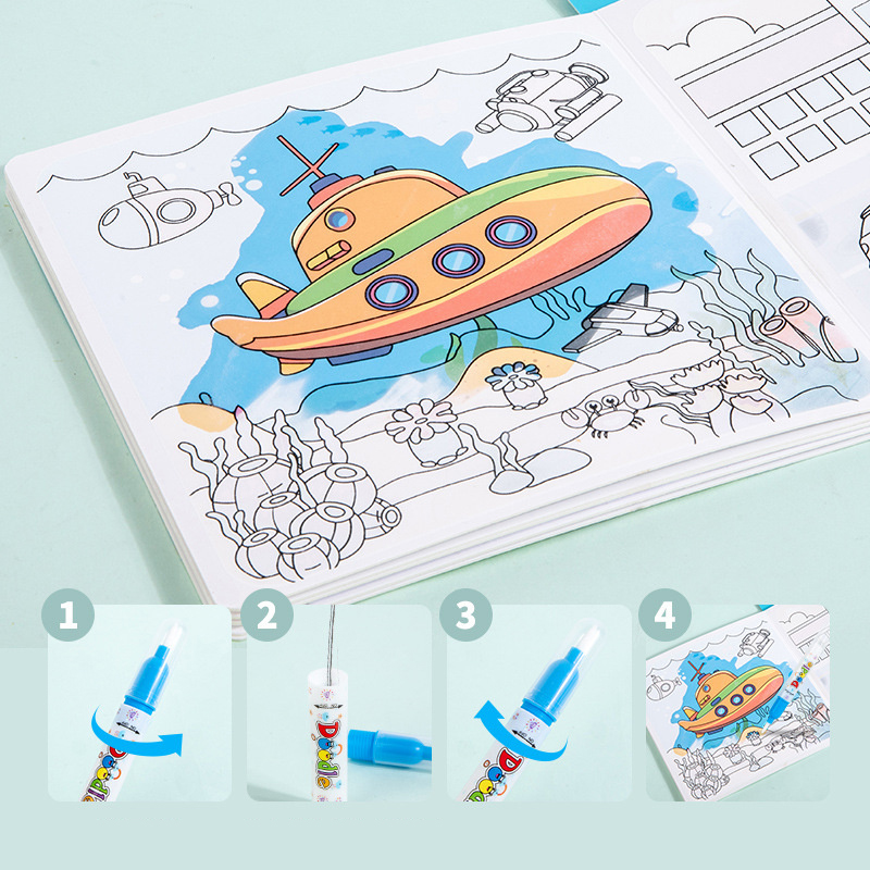 마법의 책 물 그리기 몬테소리 장난감 재사용 가능한 색 - Reusable Water Magic Coloring Book 리뷰 및 가격