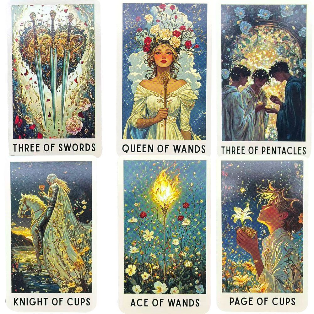 78장의 신비로운 블룸 타로 카드, 완전한 오라클 덱, - Tarot Deck With Guidebook 리뷰 및 가격