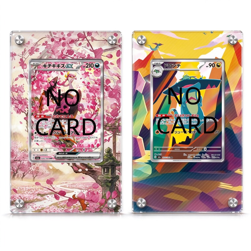 고화질 투명 PTCG 애니메이션 카드 아크릴 스크류 프 - Music 리뷰 및 가격